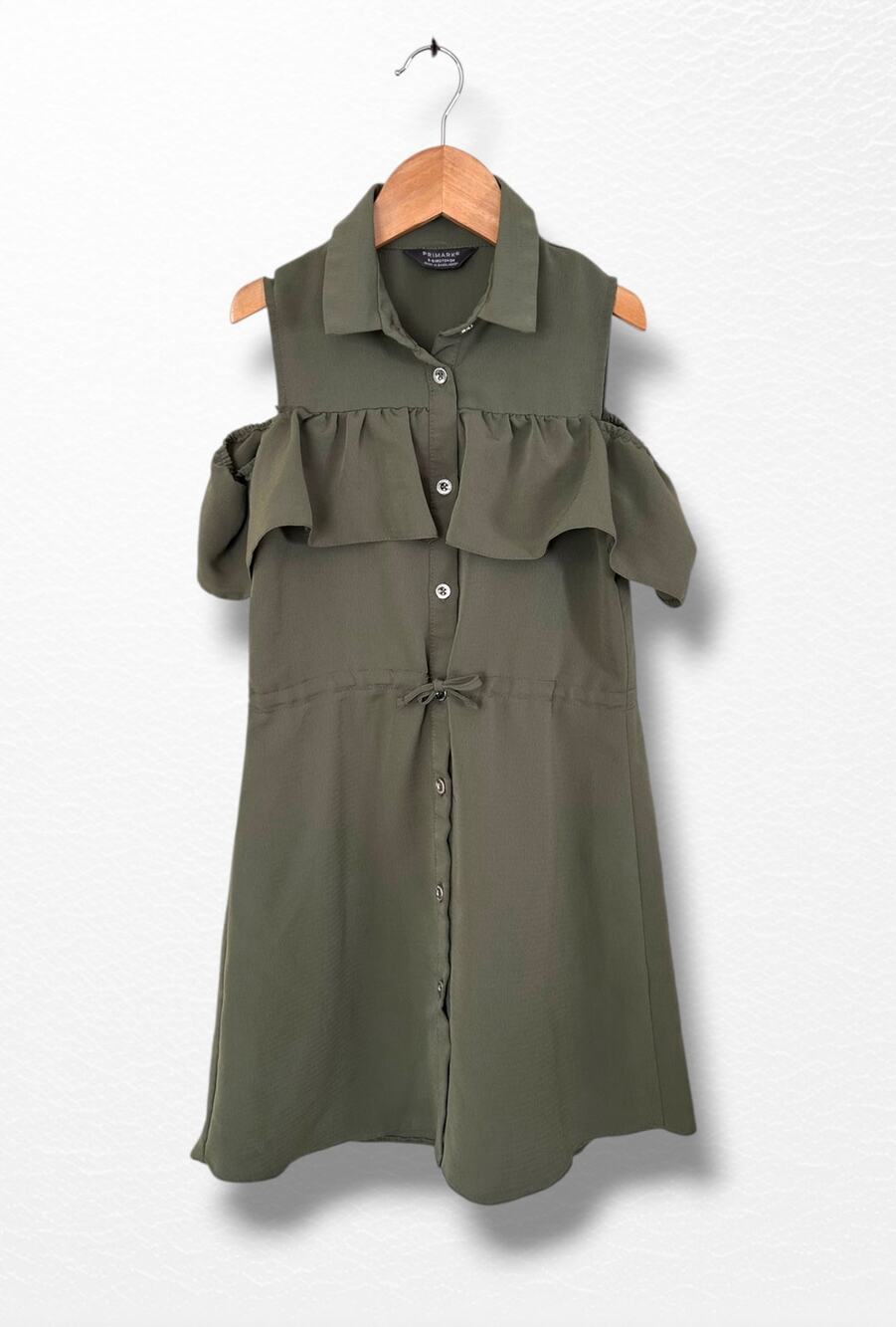Primark Crepe Cold-Shoulder Dress, Size 8/9